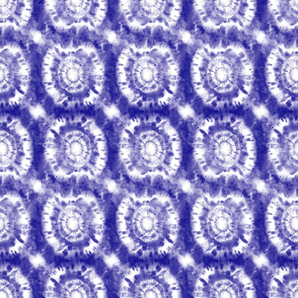 Tie-Dye-Shibori-Muster-indigoblauer Batik-nahtloser Hintergrund foto