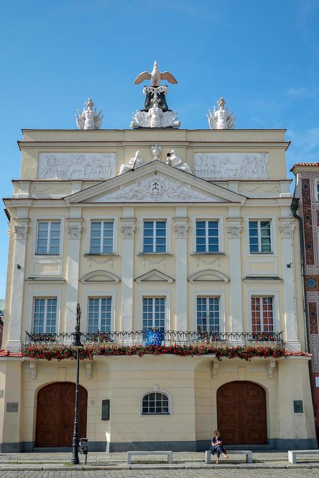 posen, polen, 2014. palast dzialynski in posen foto