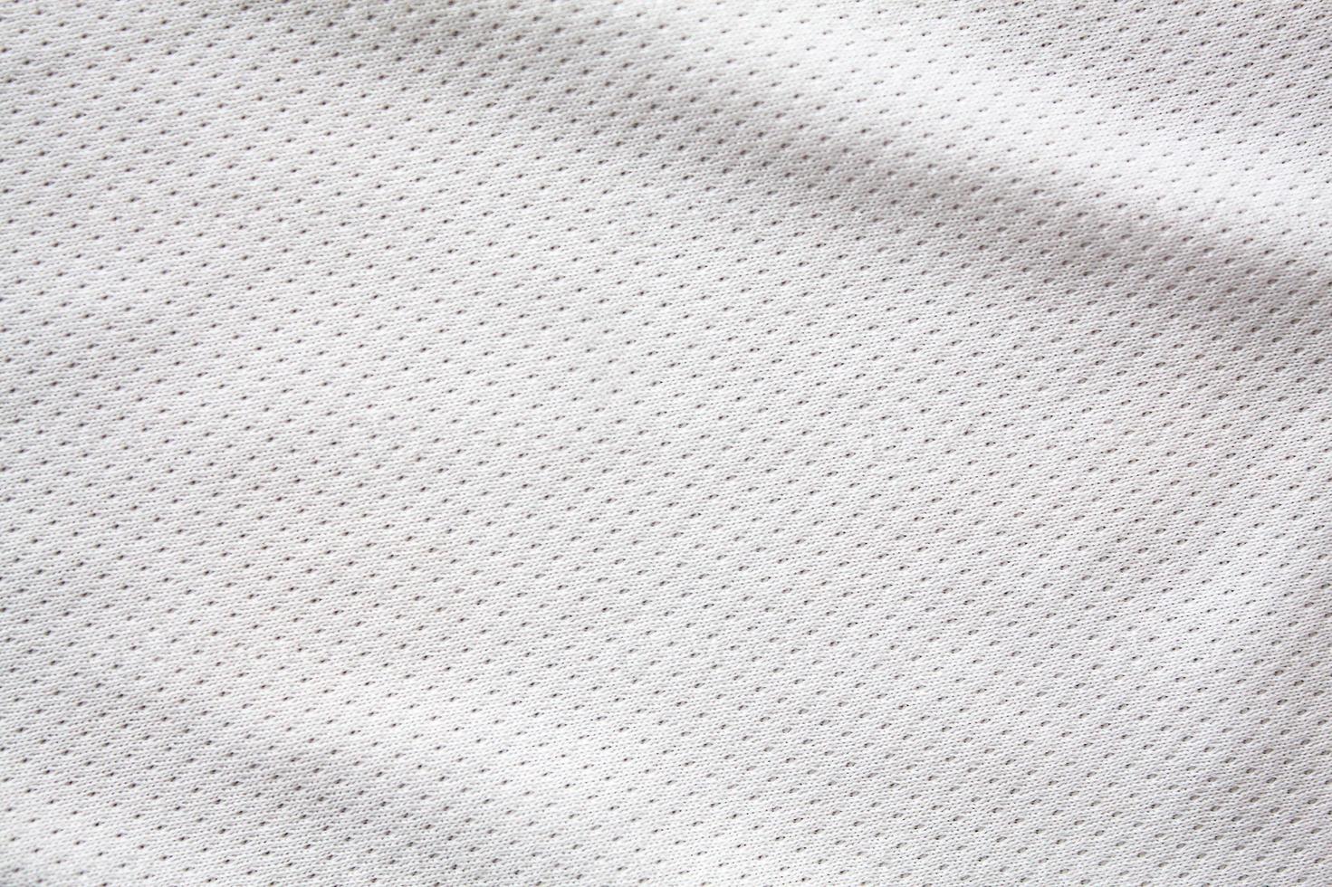 weißer Sportbekleidungsstoff Jersey foto