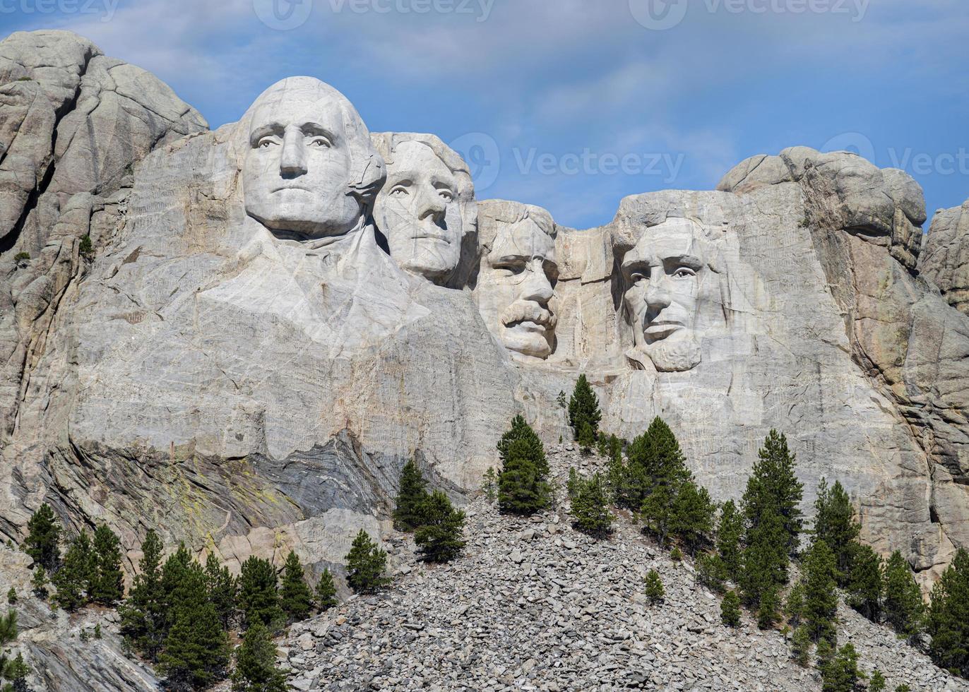 Mount Rushmore National Memorial in den Black Hills von South Dakota foto