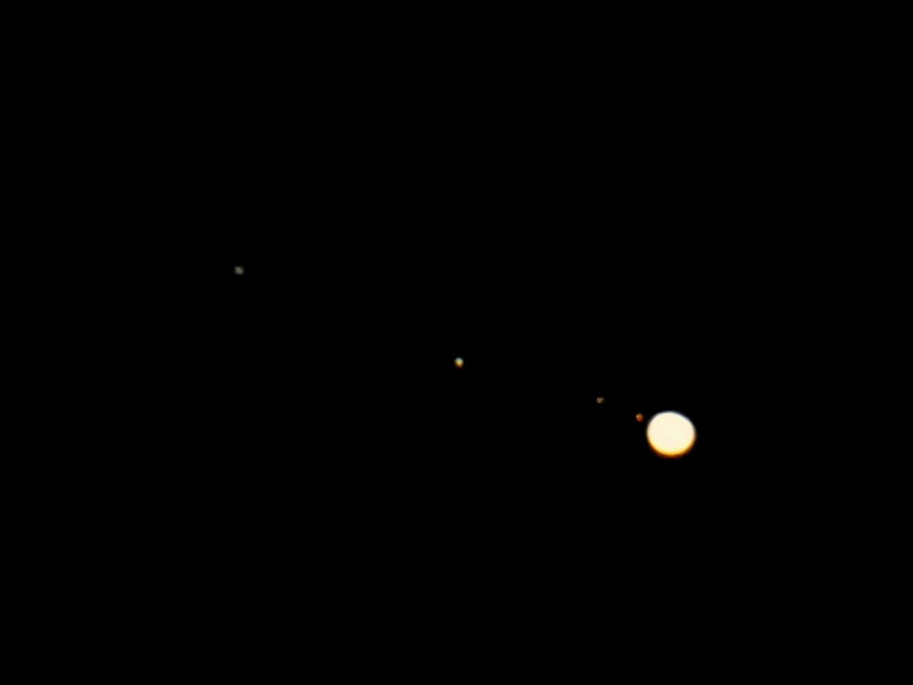 Jupiter mit Monden foto