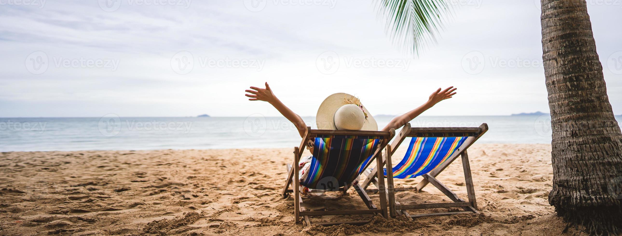 sommer strandurlaub entspannen bannergröße foto