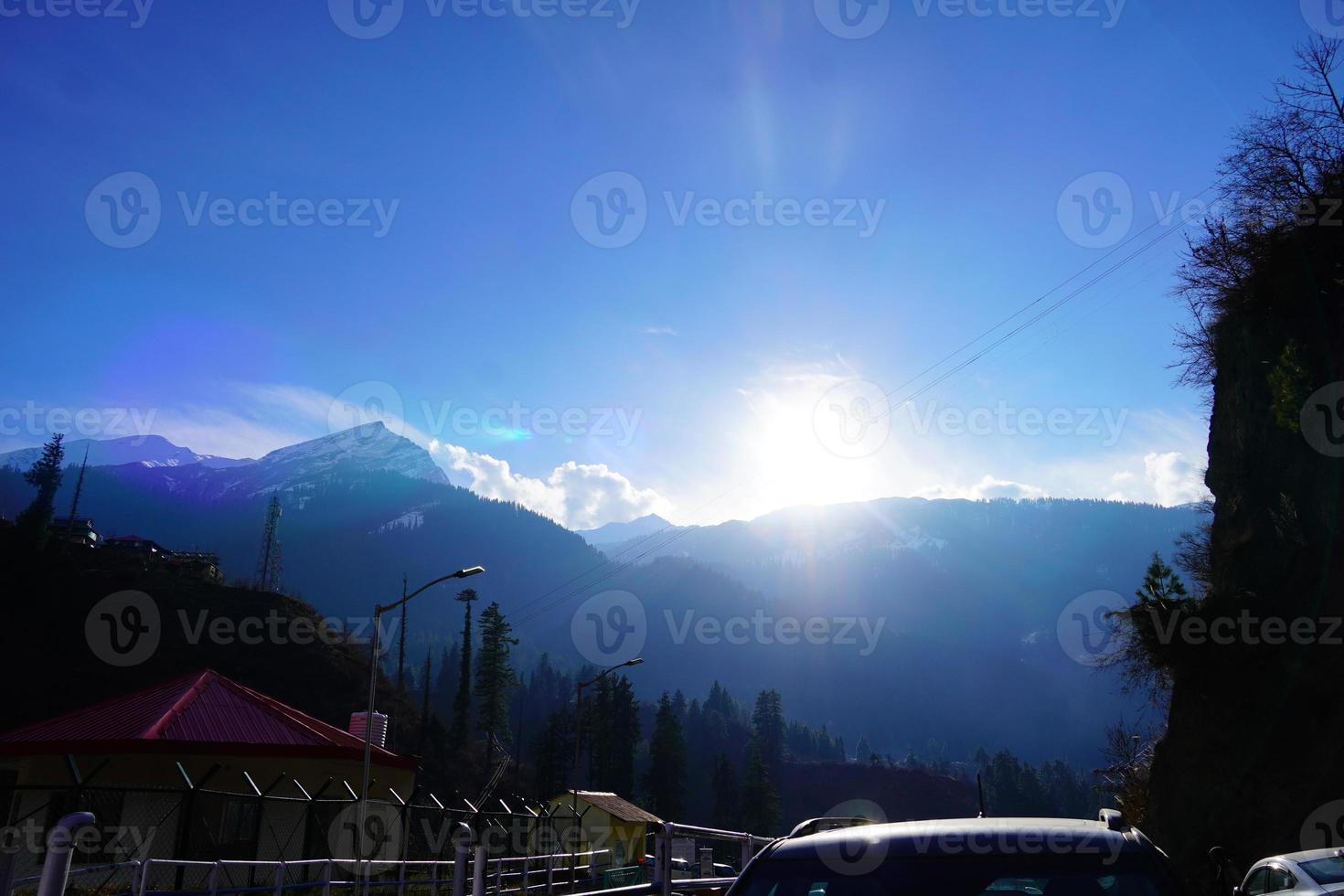 Sonnenflair in Himachal Pradesh foto