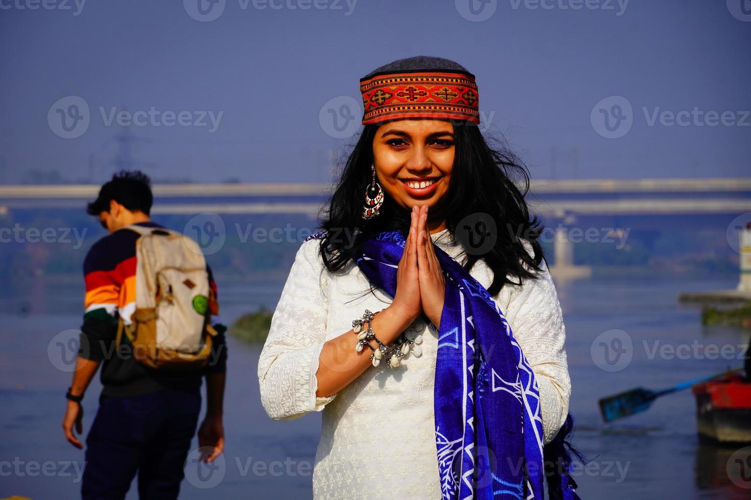 himachal schöne frauen in traditioneller kleidung oder custome von himachal pradesh foto