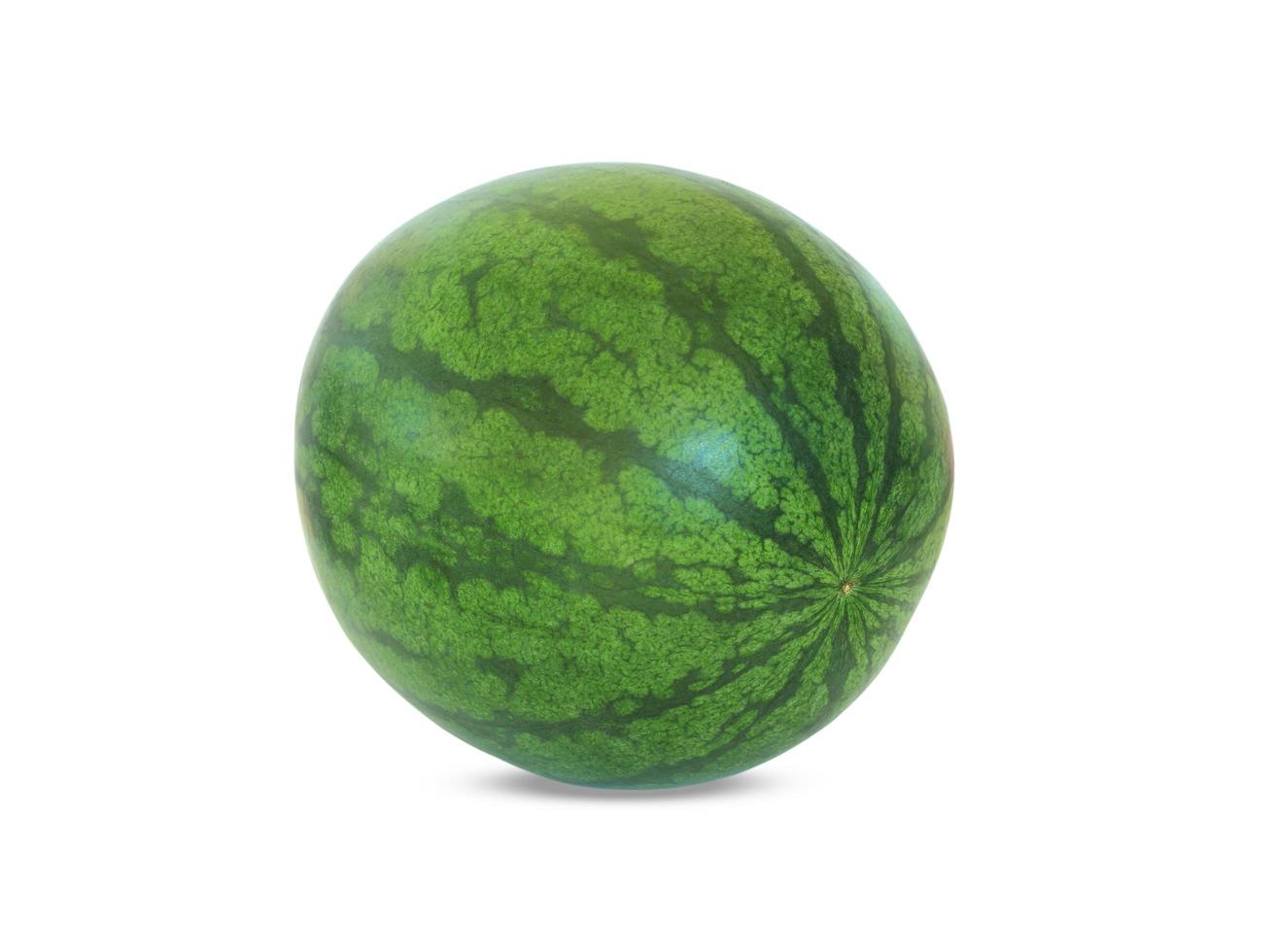 Wassermelone lokalisiert auf weißem Hintergrund foto