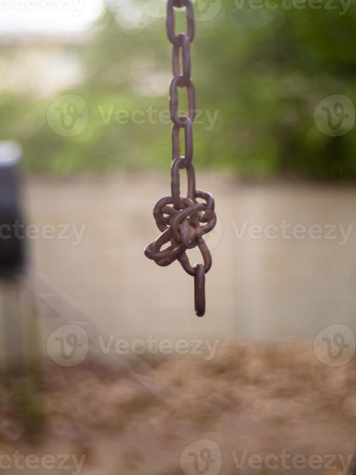 alter Spielplatz und Vintage foto