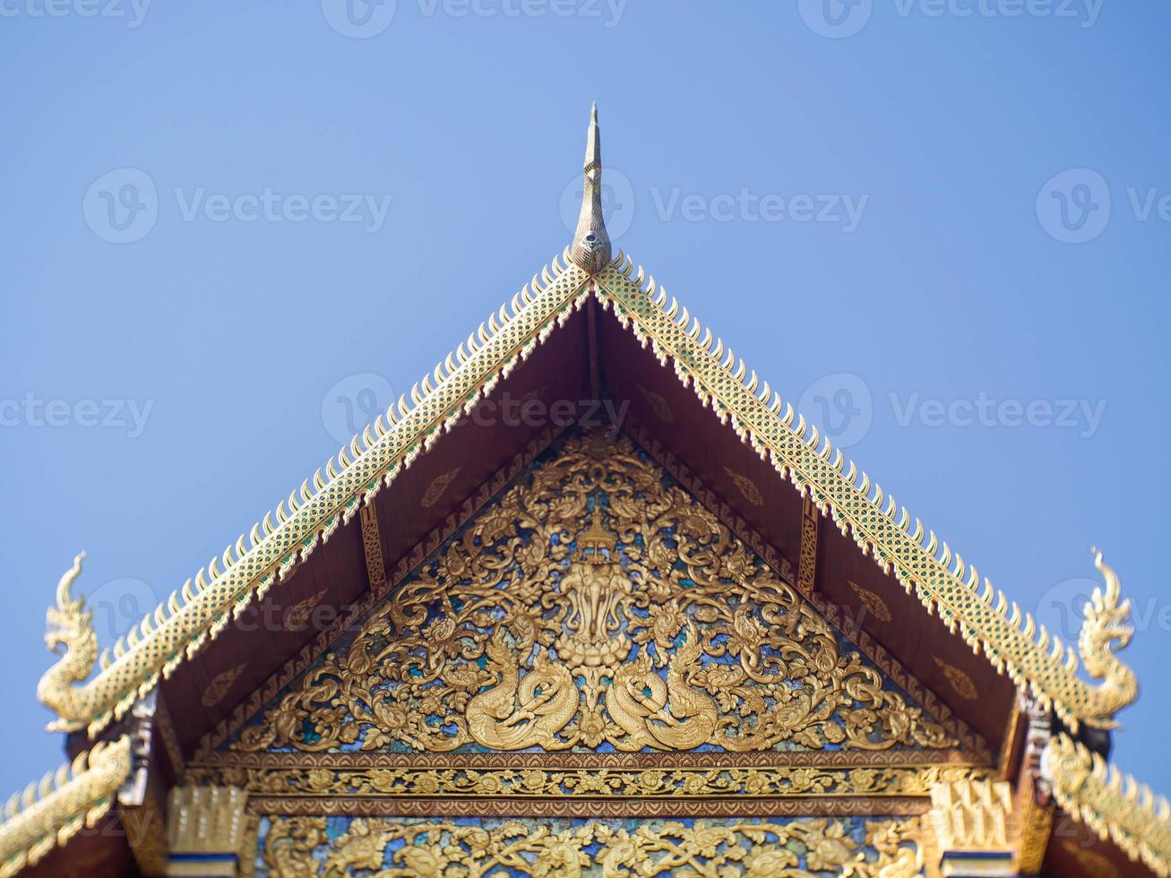 Tempel in Thailand foto