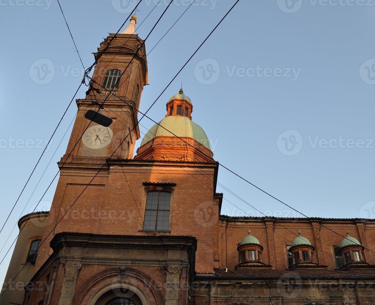 Blick auf die Stadt Bologna foto