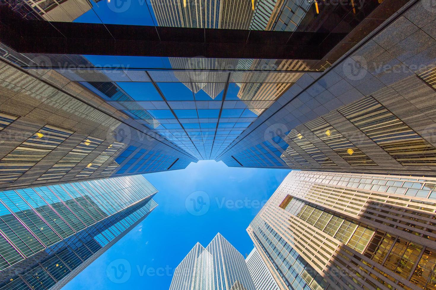 malerische skyline des finanzviertels von toronto und moderne architekturskyline foto