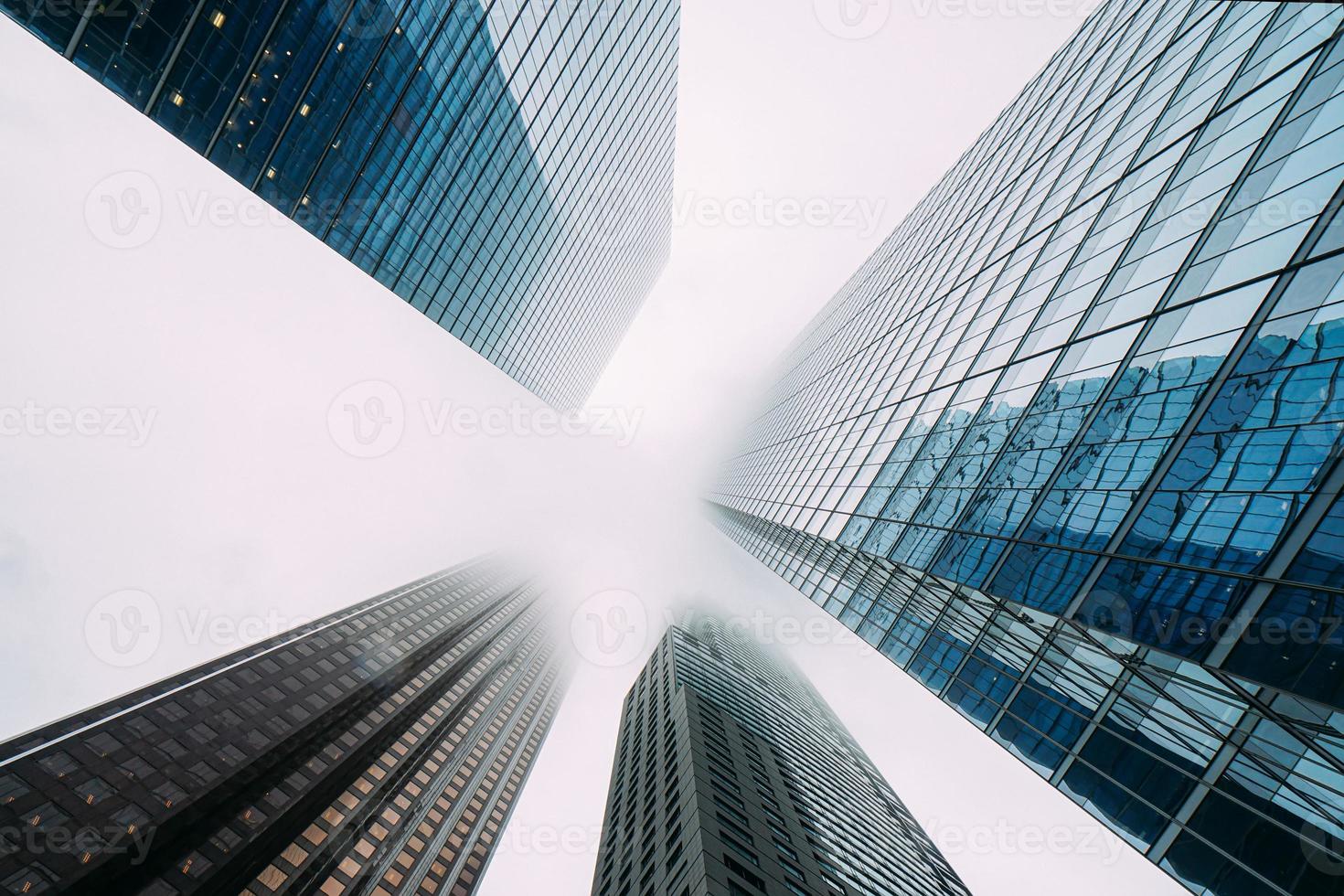 malerische skyline des finanzviertels von toronto und moderne architekturskyline foto