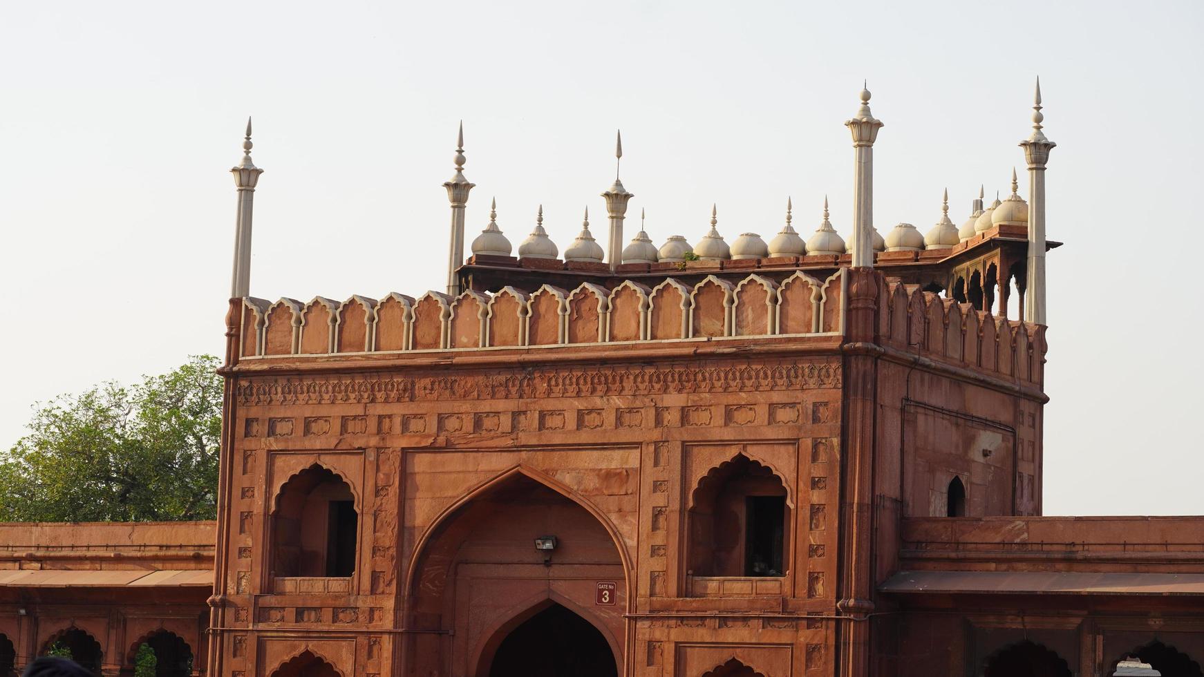 jama masjid, altes delhi, indien foto