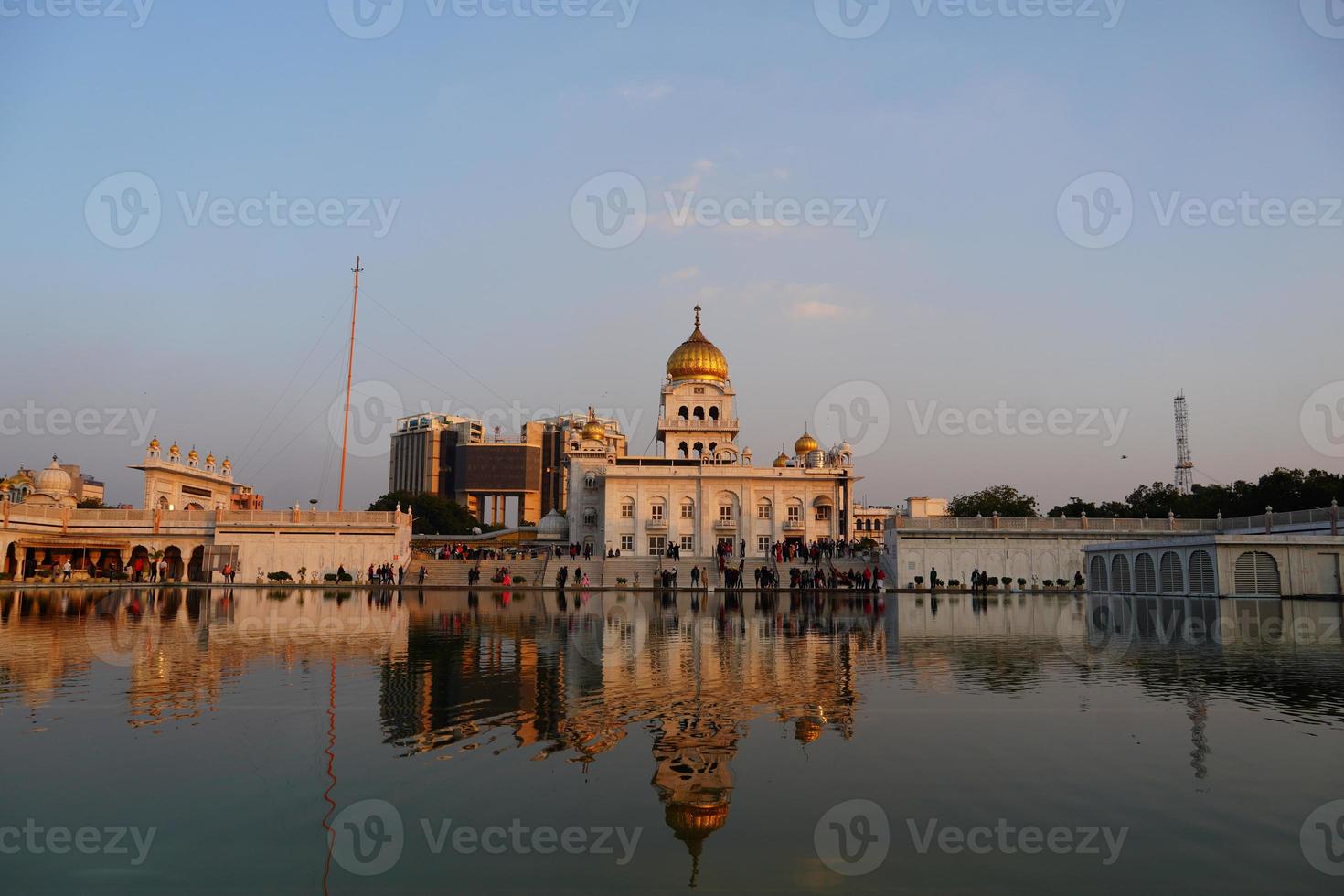 Bangla Sahib Gurudwara religiöser Ort für Sikhs foto