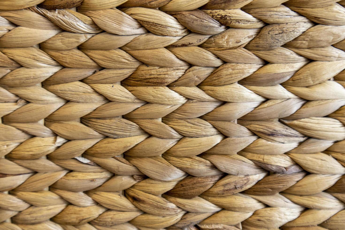 für geflochtene Rattankörbe ein Bild aus geflochtenem Rattan-Oberflächenmaterial foto