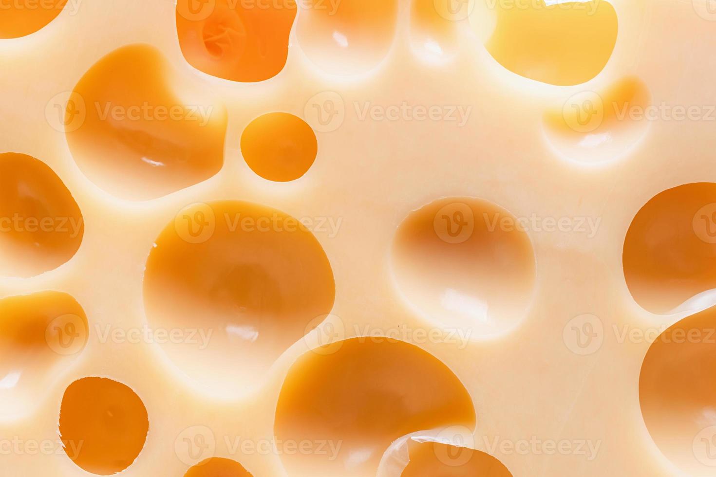 Maasdamer Käse Textur, Makroaufnahme foto