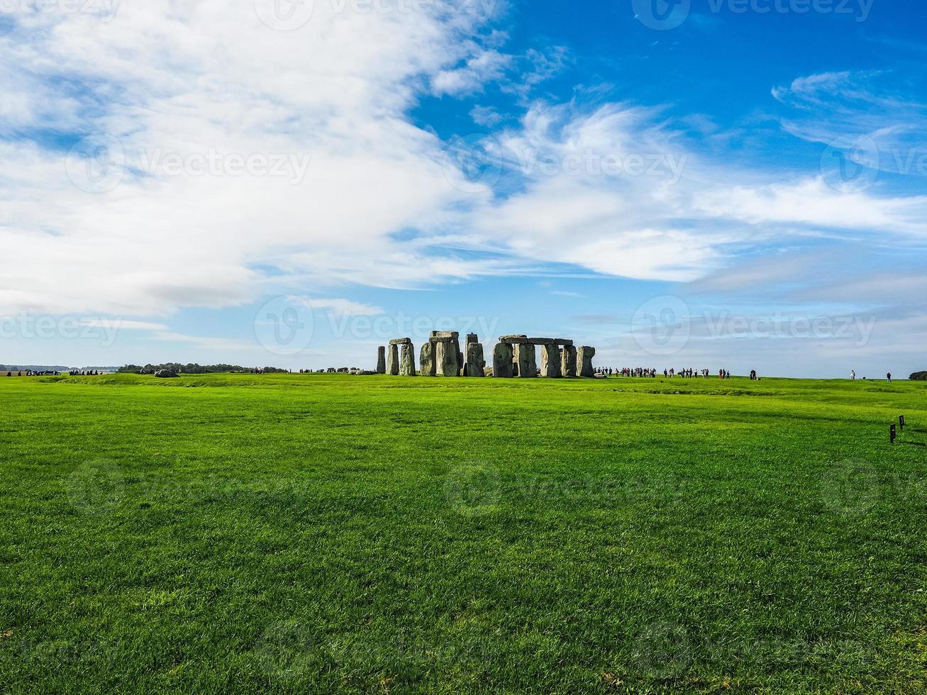 HDR-Stonehenge-Denkmal in Amesbury foto