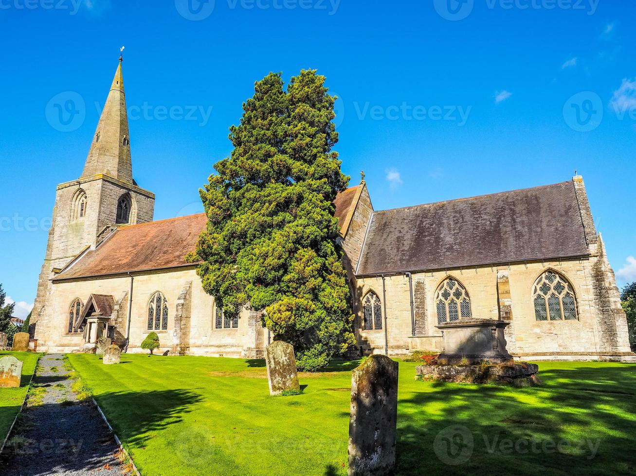 Hdr St Mary Magdalene Kirche in Tanworth in Arden foto