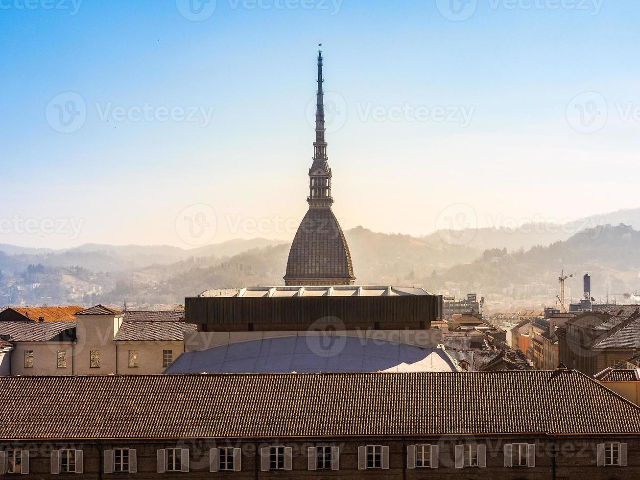 HDR-Maulwurf Antonelliana in Turin foto