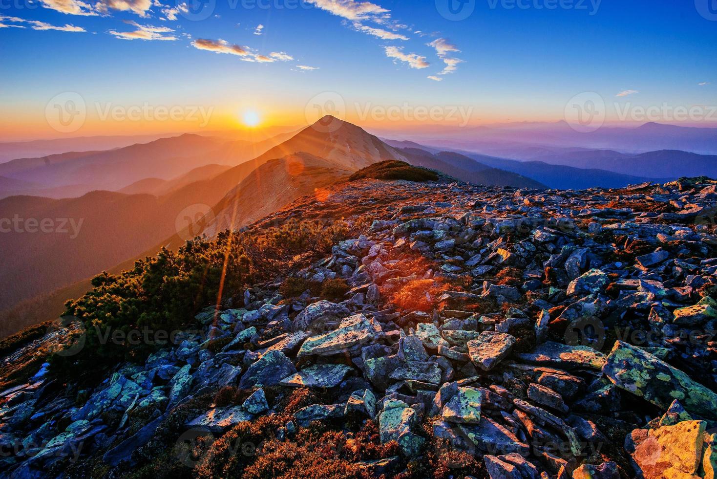 herrlich von Sonnenaufgang foto