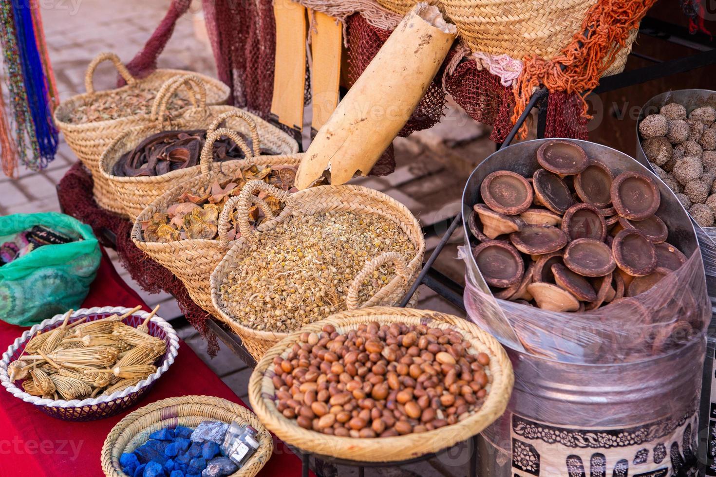 Street Food auf den Straßen von Marokko foto