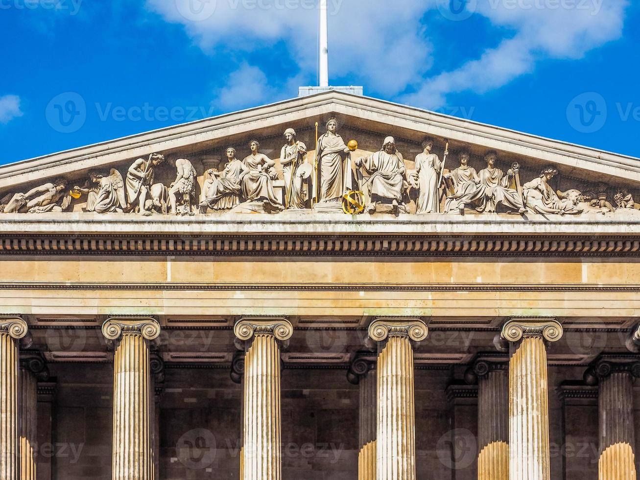 Hdr Britisches Museum in London foto