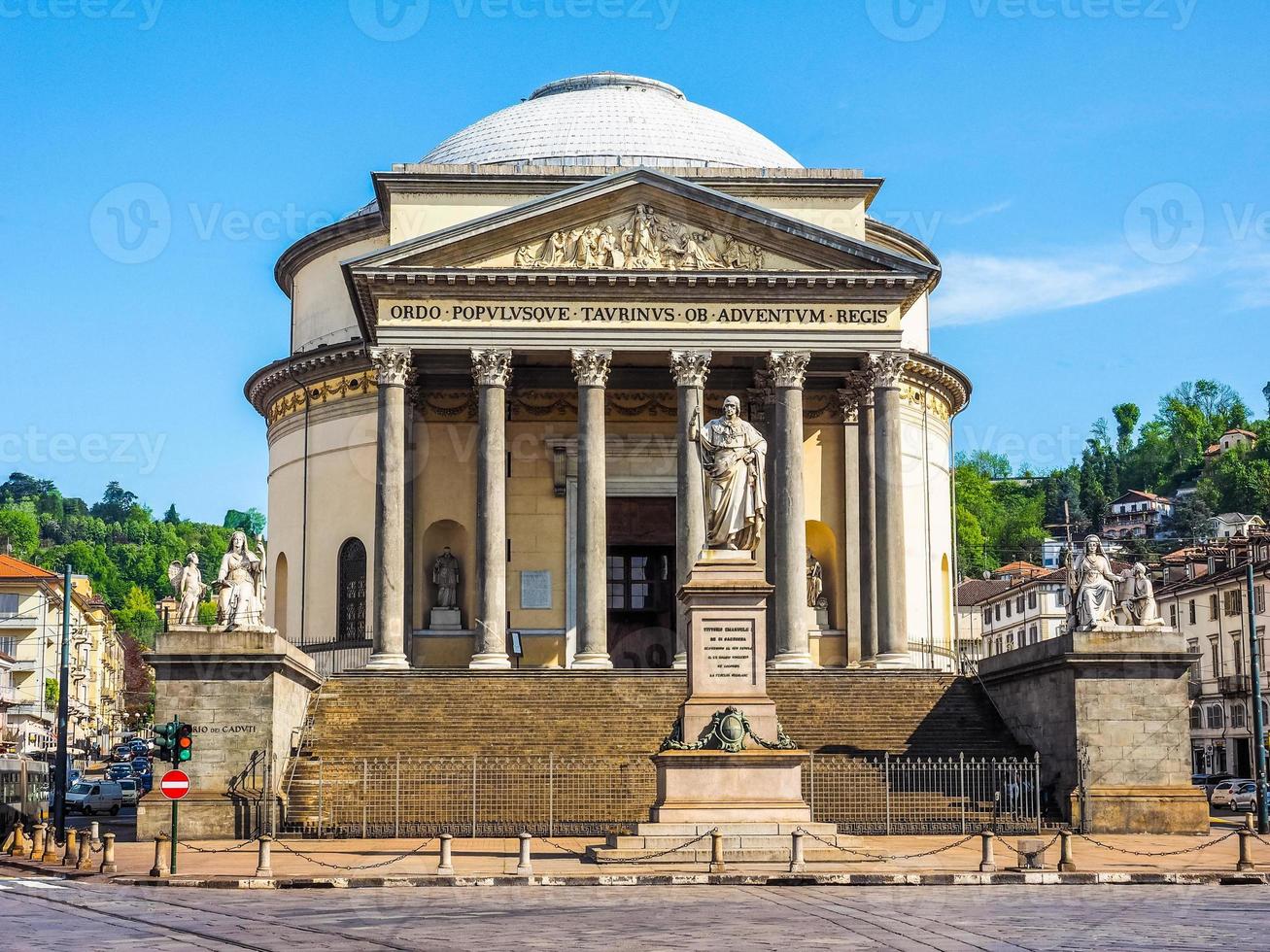 hdr gran madre kirche turin foto