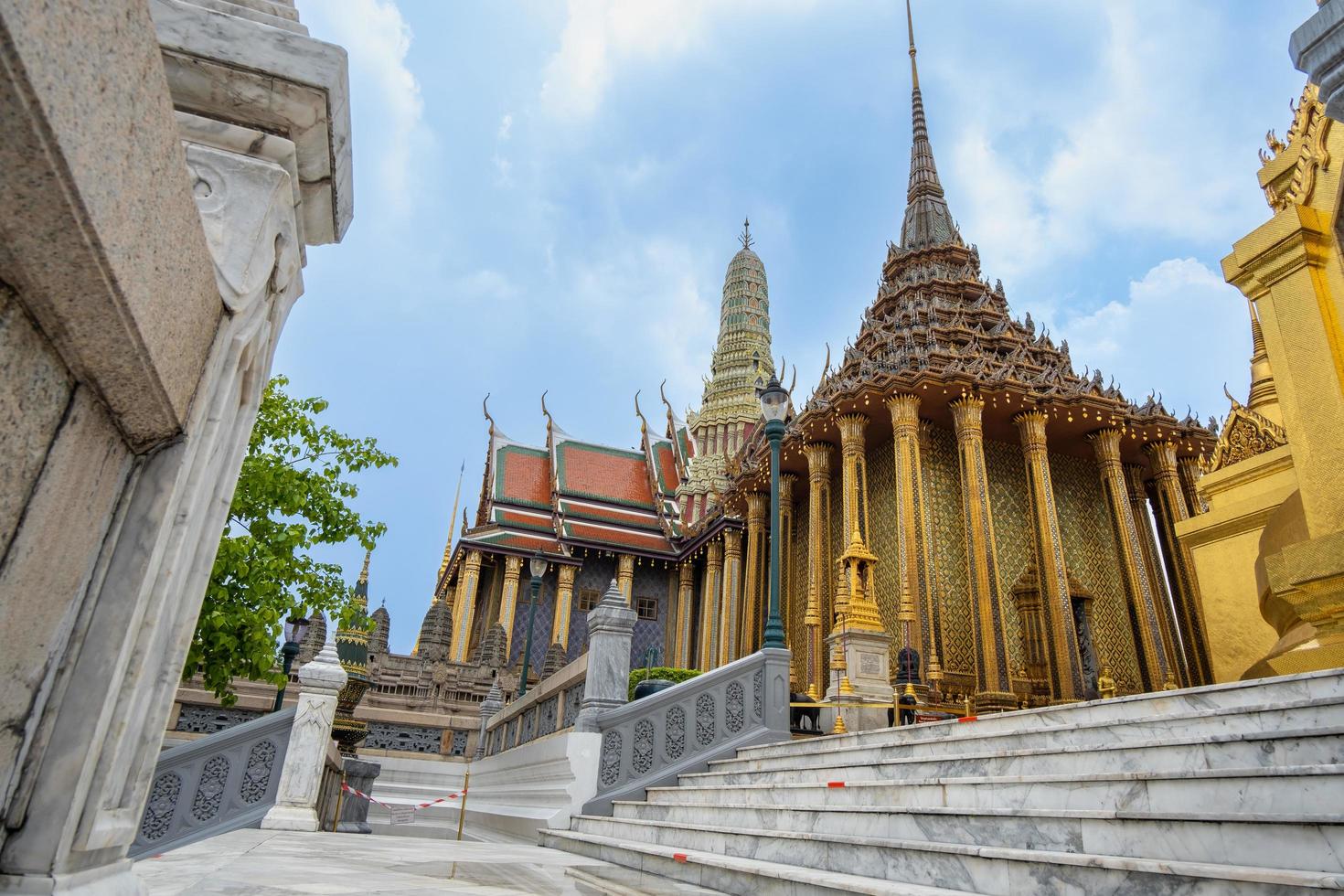 Wat Phra Kaew, Tempel des Smaragd-Buddha, Bangkok, Thailand foto
