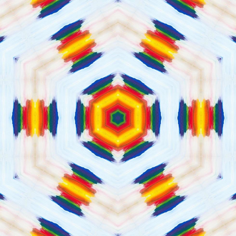 bunter abstrakter quadratischer Hintergrund. Kaleidoskop-Muster. freier Hintergrund. foto