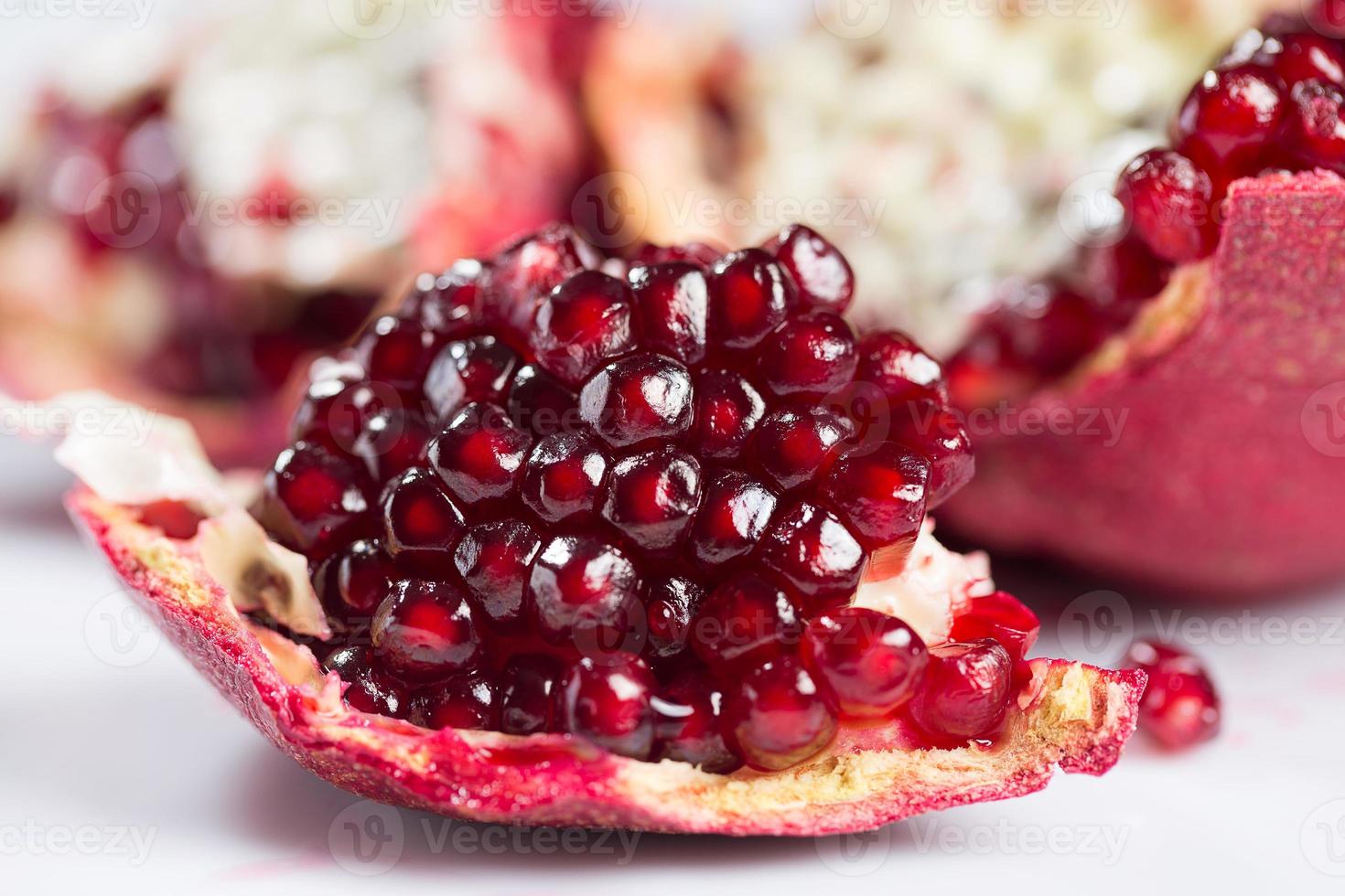 frischer reifer Granatapfel foto