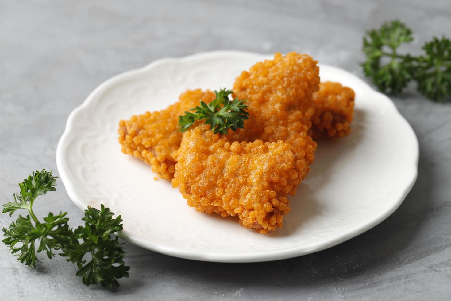 Chicken Nugget mit taiwanem Knuspermehl foto