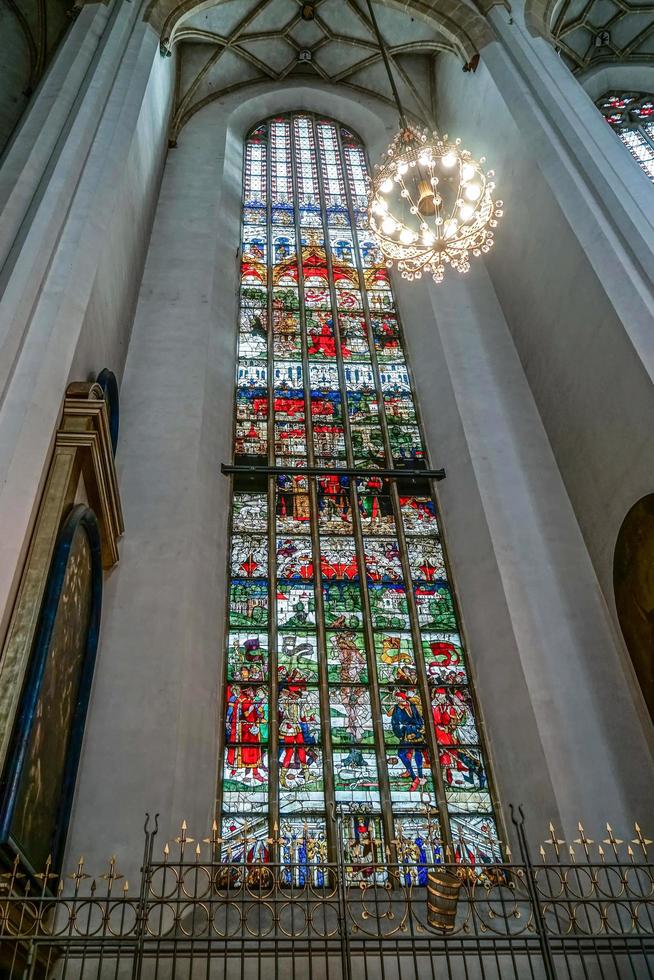 München, Deutschland, 2014. Innenraum der Frauenkirche foto