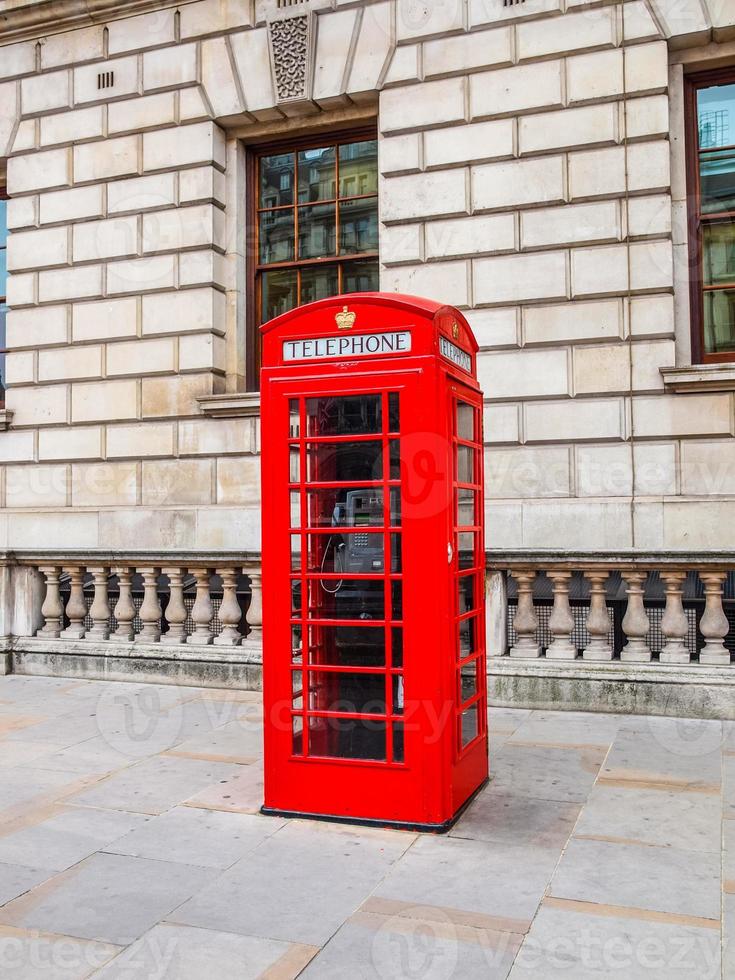 hdr Londoner Telefonzelle foto