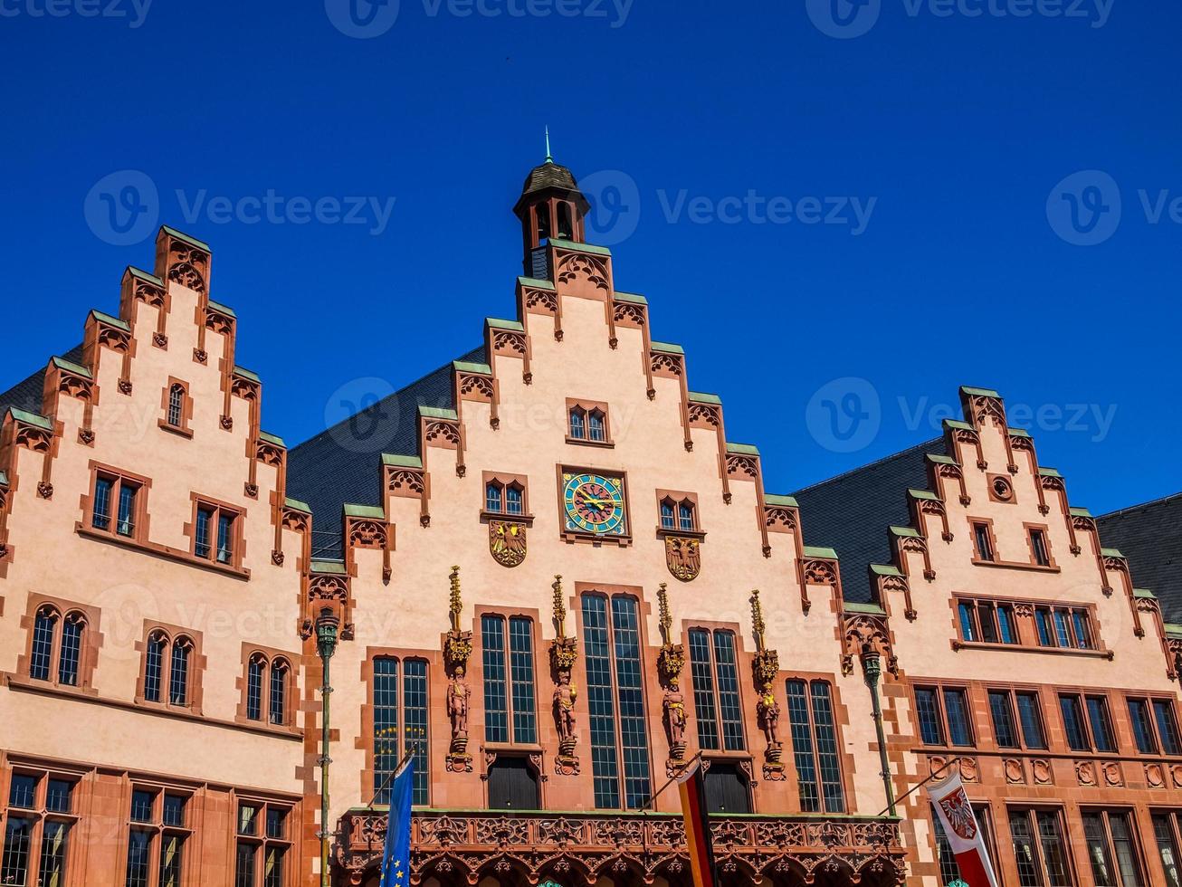 hdr frankfurter rathaus foto