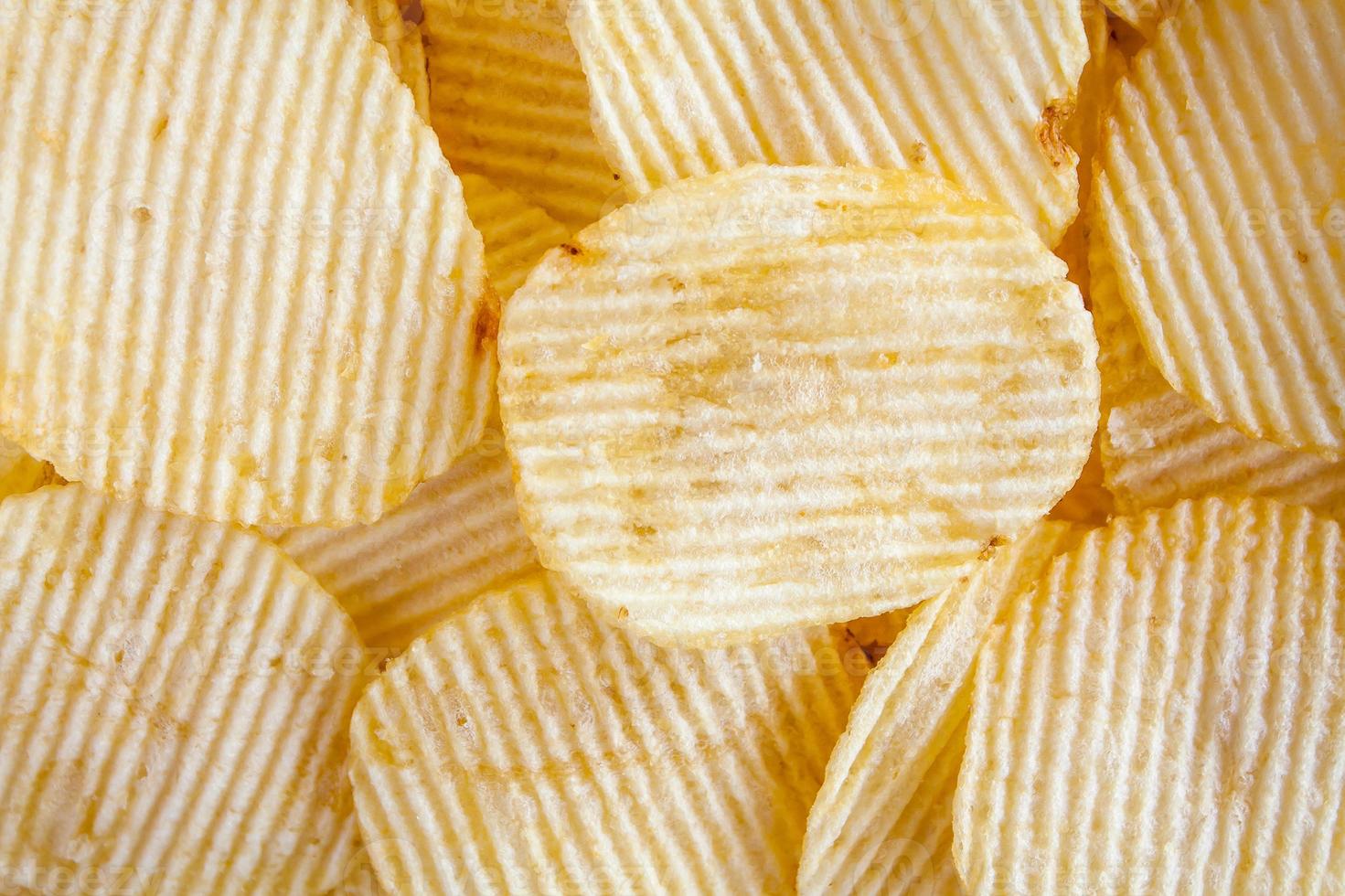 Kartoffelchips Hintergrund foto