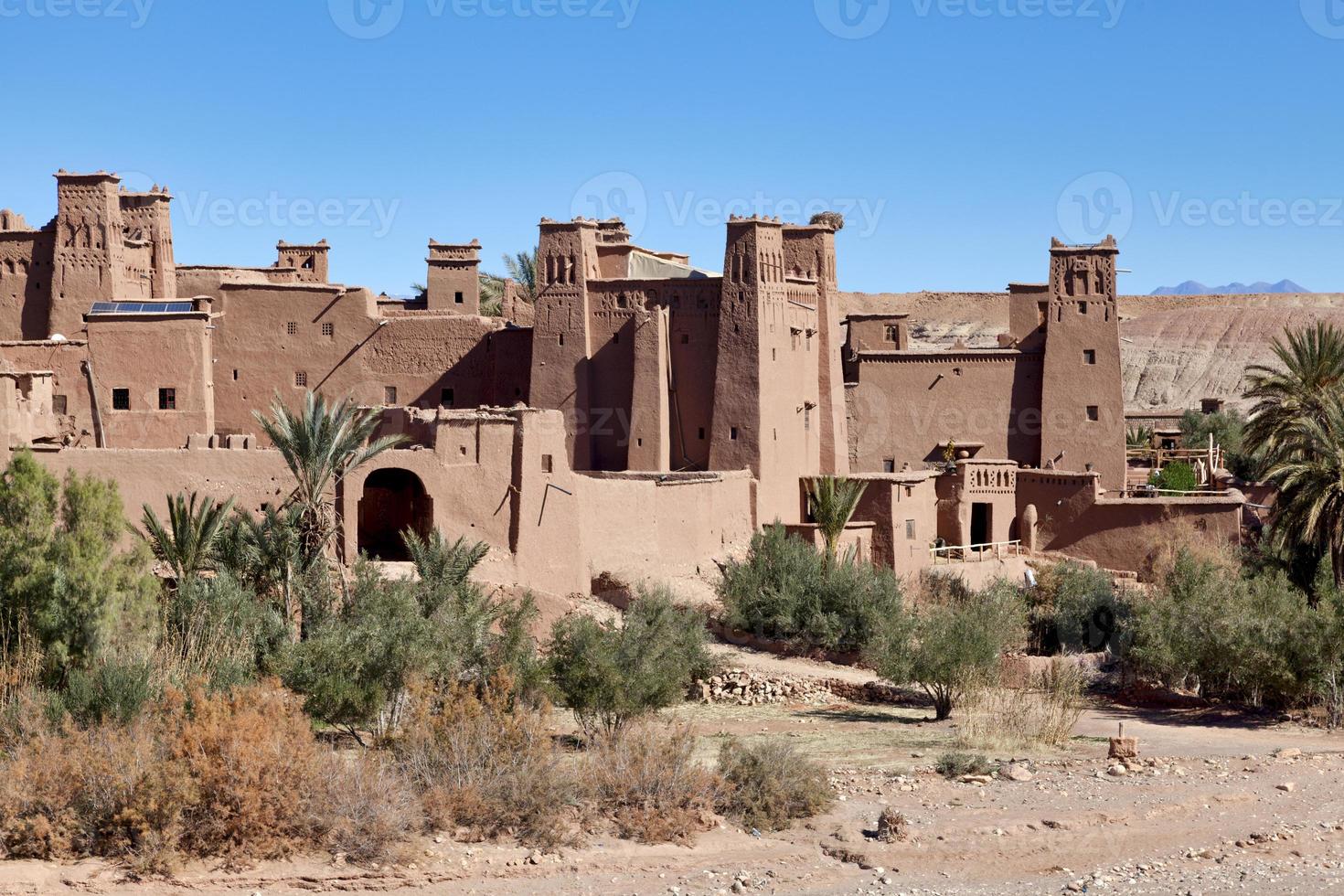 befestigtes dorf ait benhaddou in marokko foto