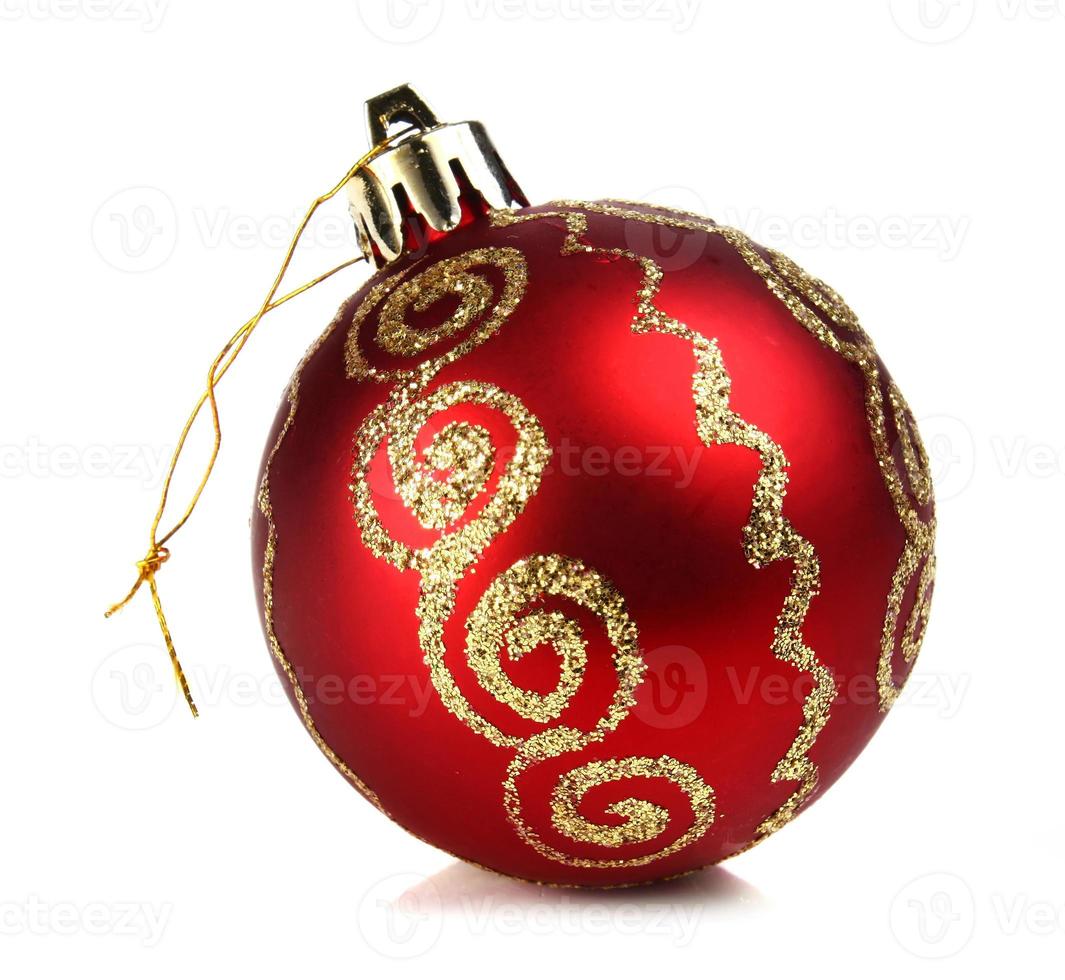 dekorationsball für neujahr und weihnachten foto