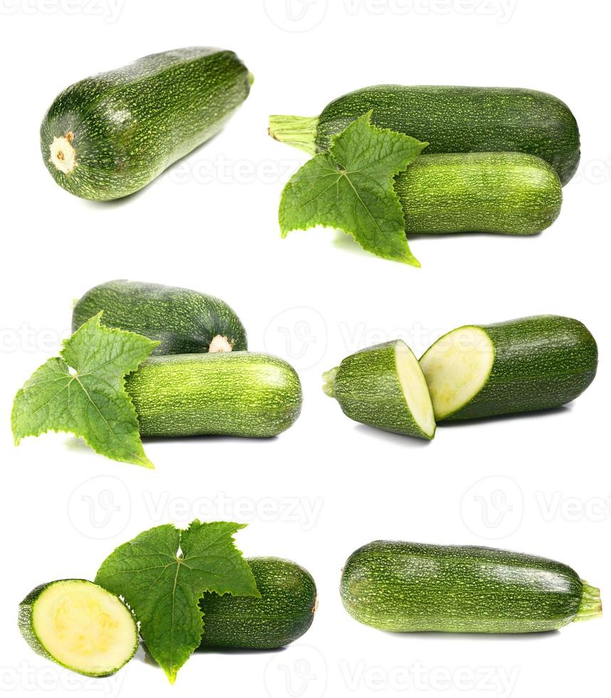 Zucchini frisches reifes Gemüse foto