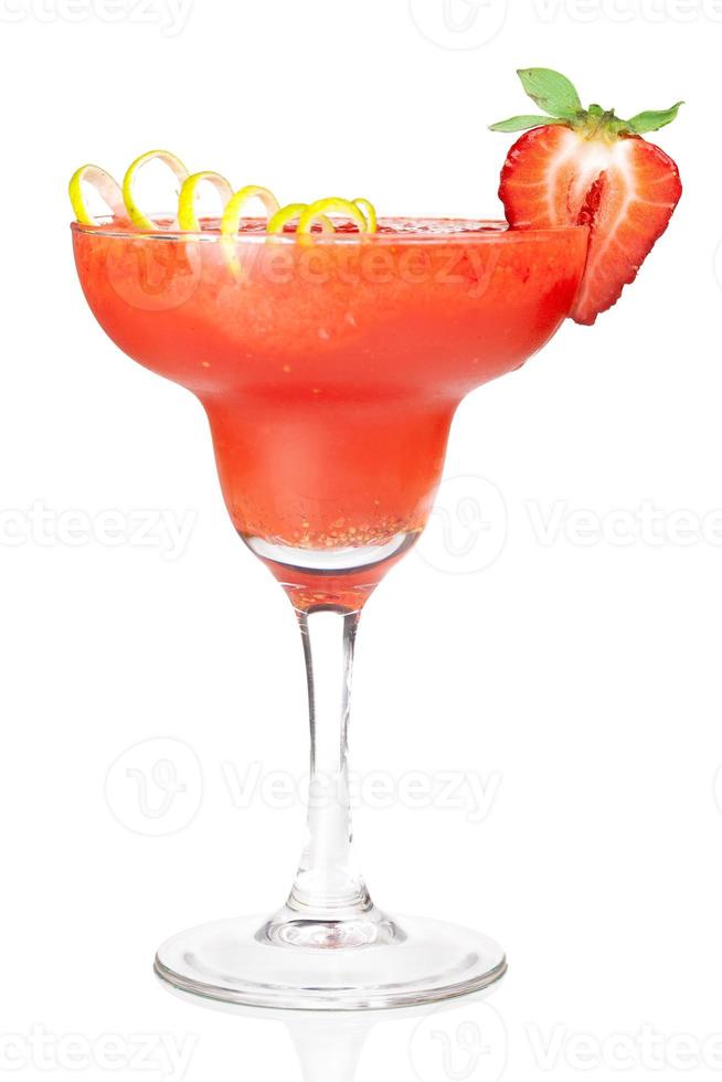 gefrorener Erdbeer-Daiquiri-Cocktail foto