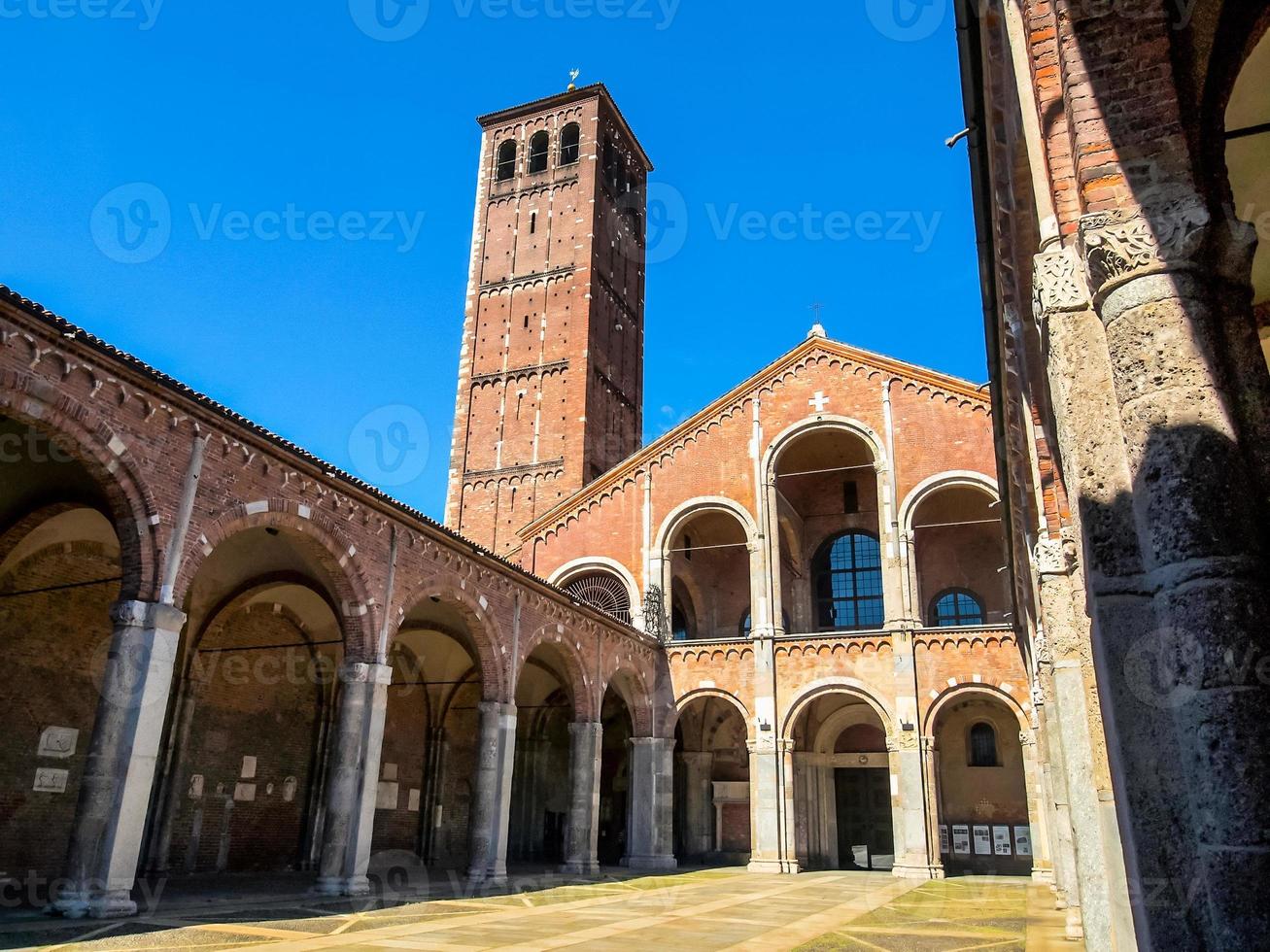 hdr Kirche Sant Ambrogio, Mailand foto