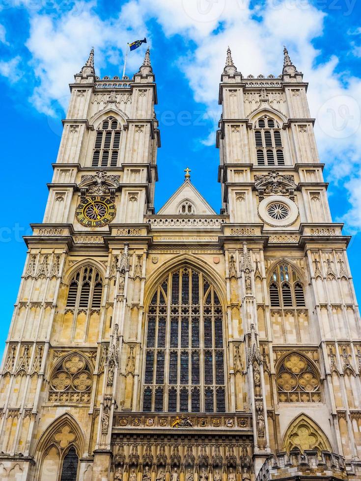 hdr Westminster Abteikirche in London foto