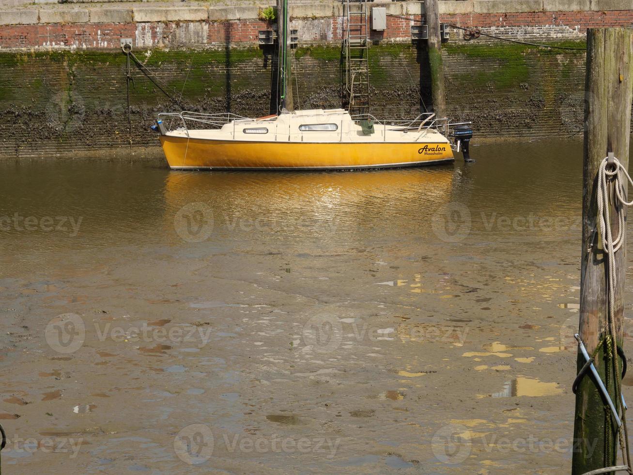 die stadt husum an der nordsee foto