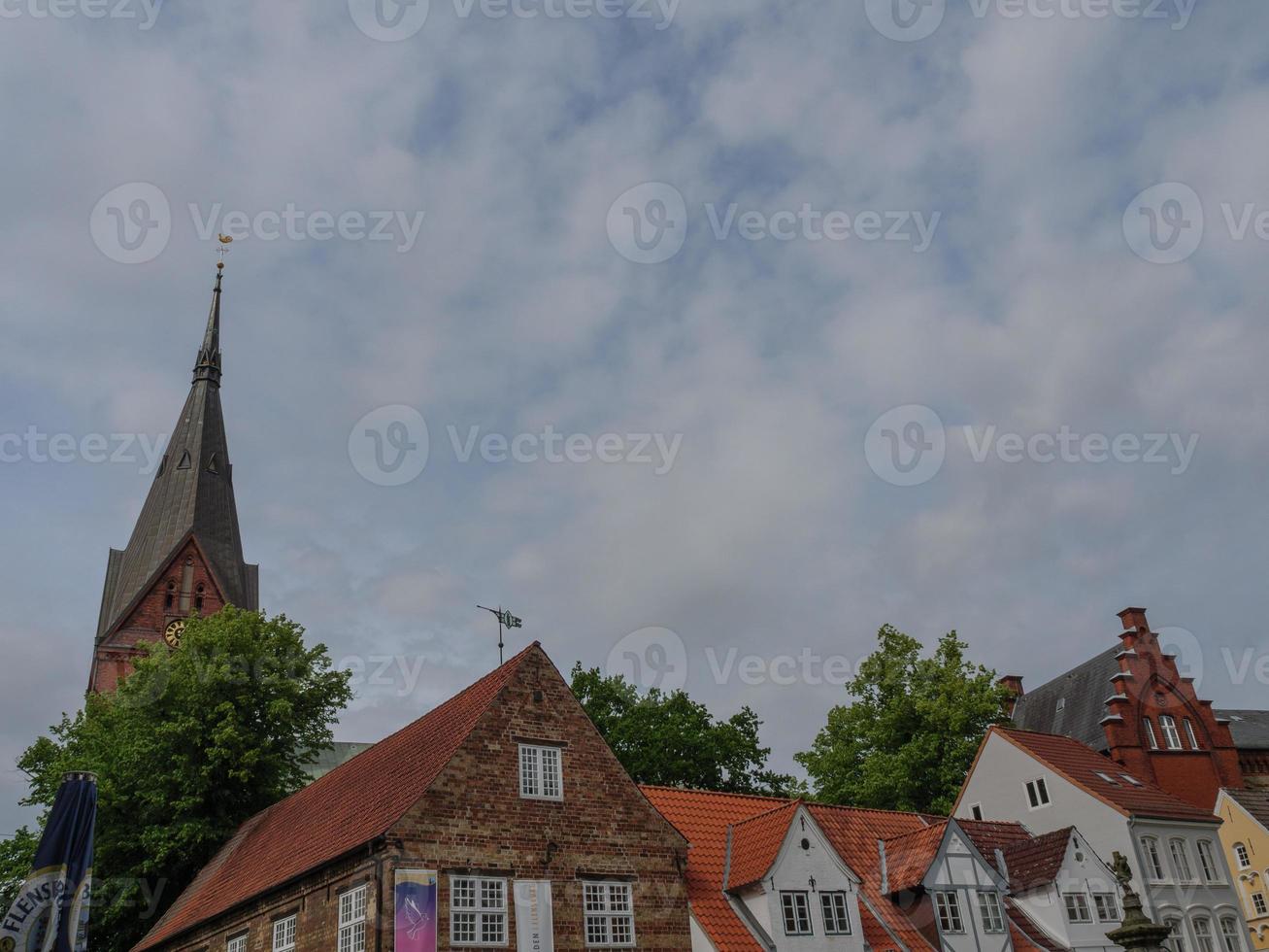 flensburg stadt in deutschland foto