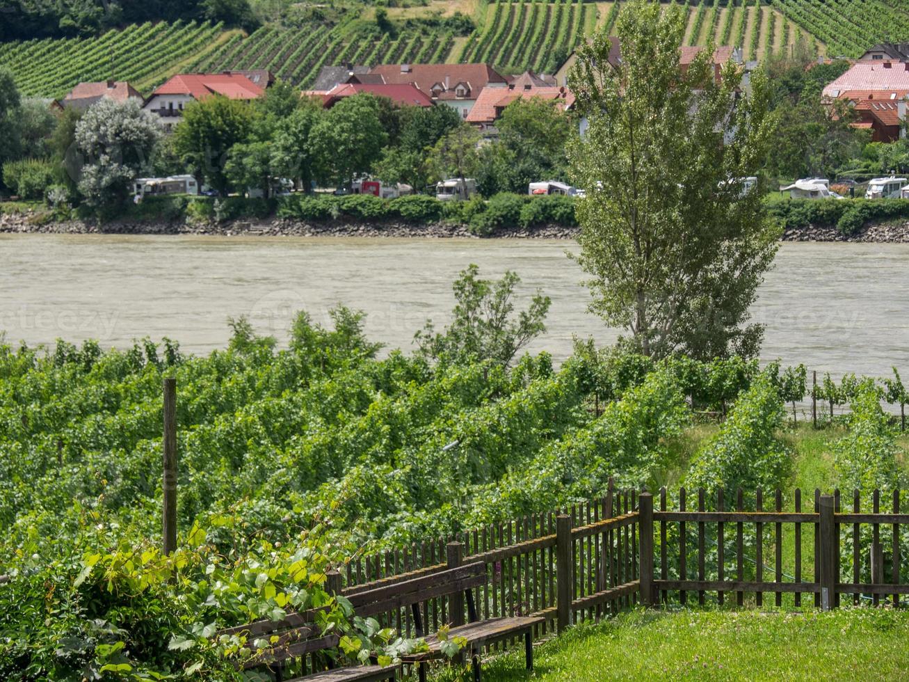 die donau in österreich foto