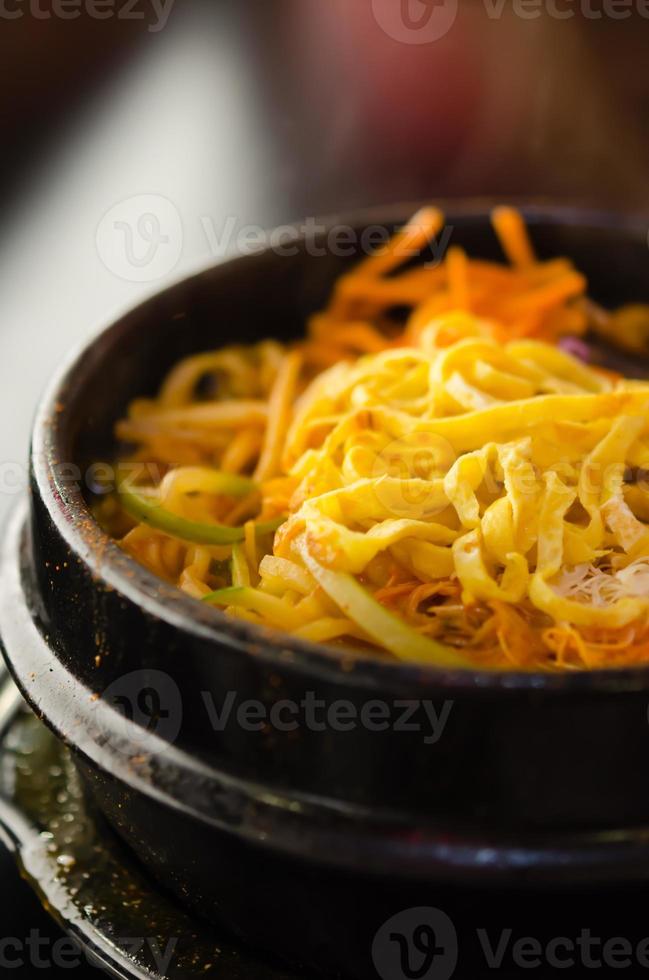würzige koreanische Suppe foto