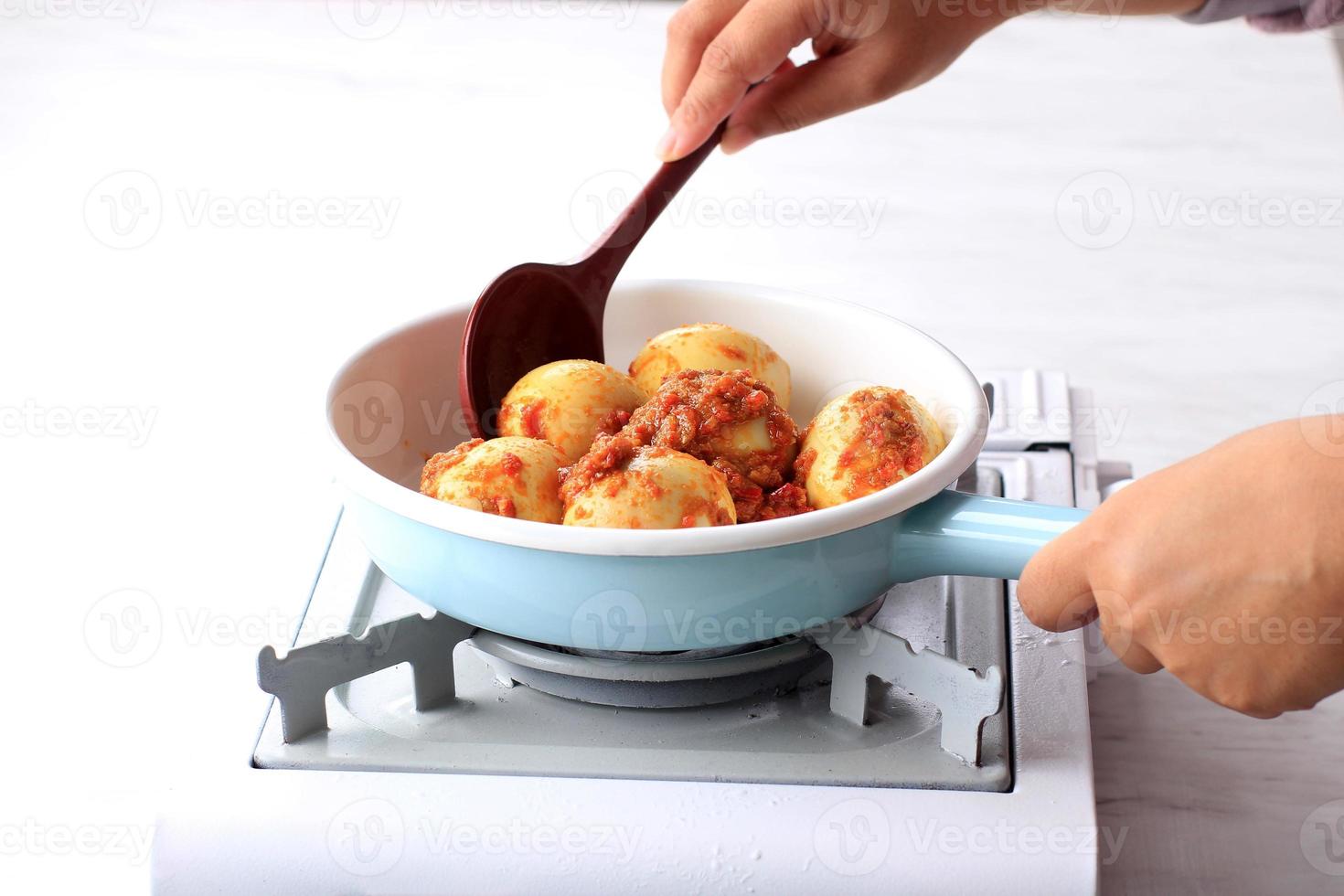 Ei Balado kochen foto