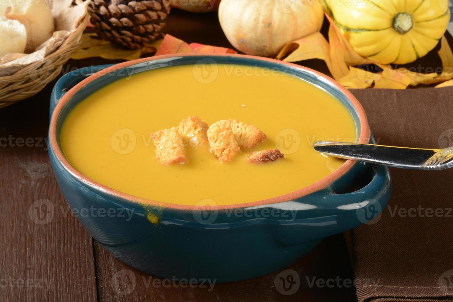 Butternut-Kürbis-Suppe foto
