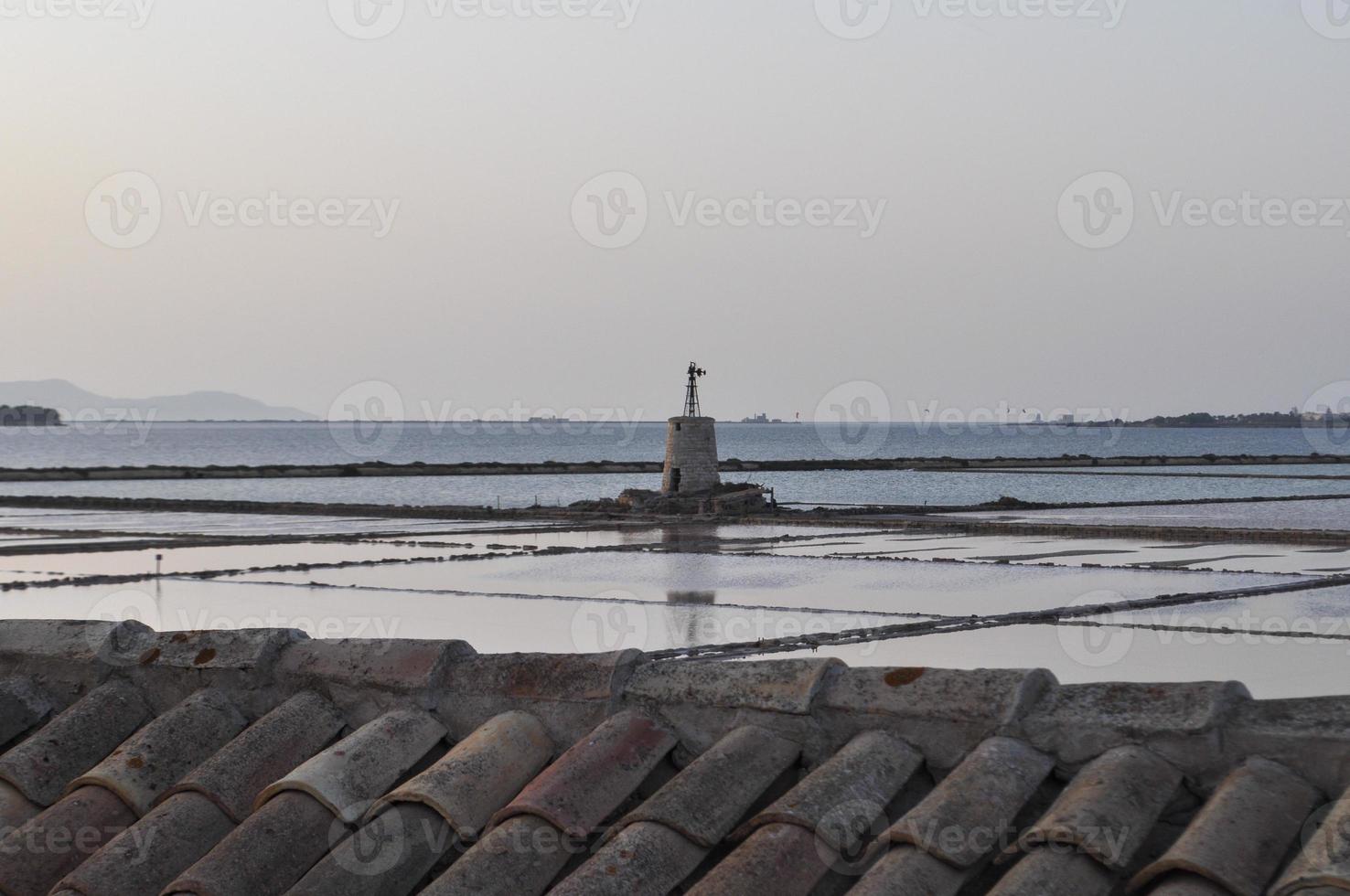 saline salinen in marsala foto