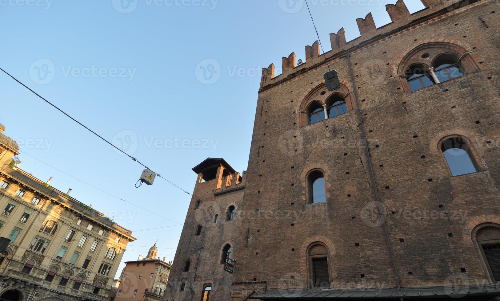 Blick auf die Stadt Bologna foto