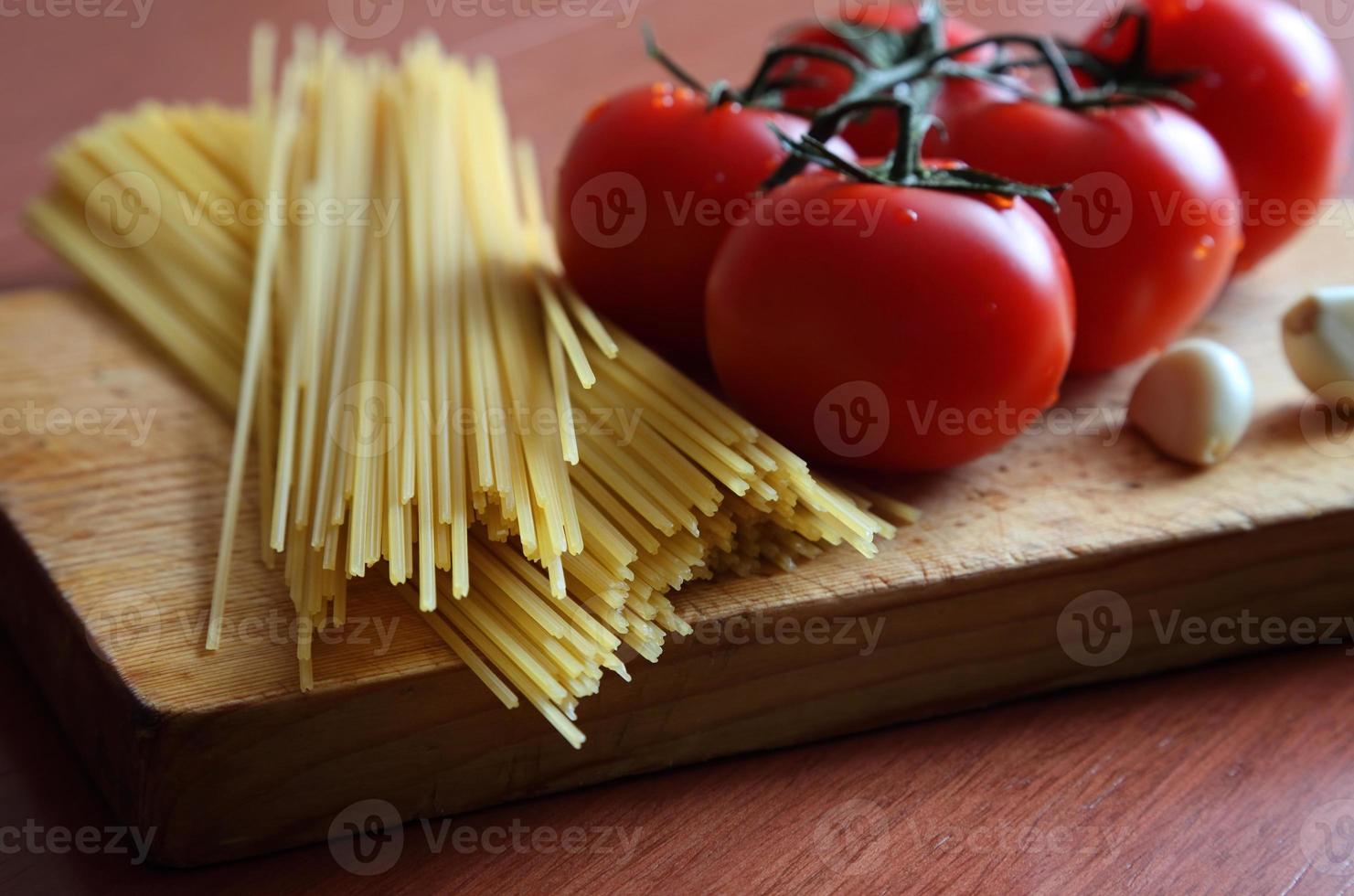 einfache Spaghetti foto