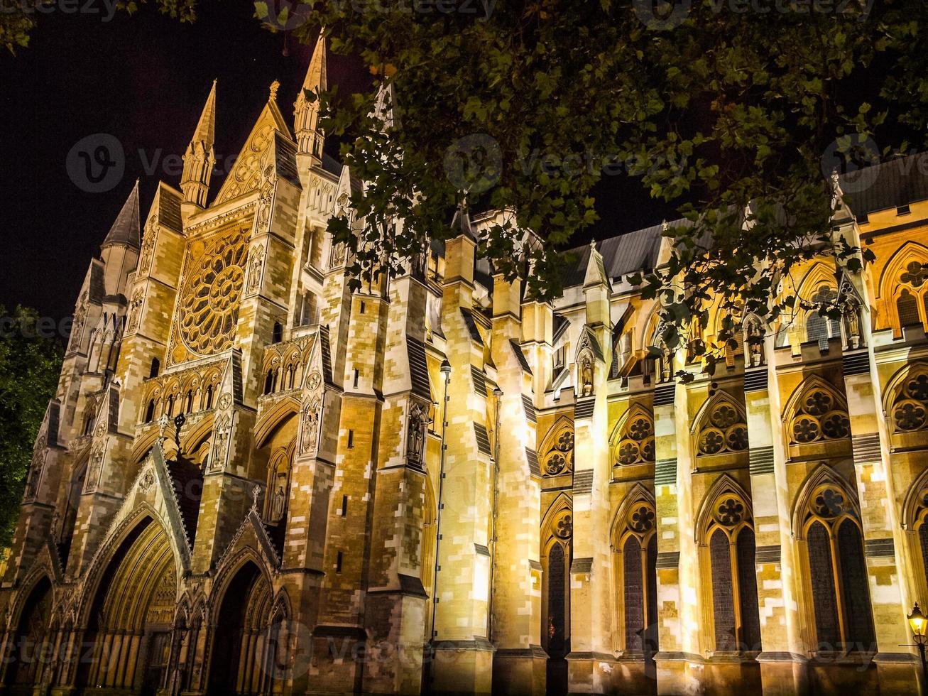 hdr Westminster Abteikirche in London foto