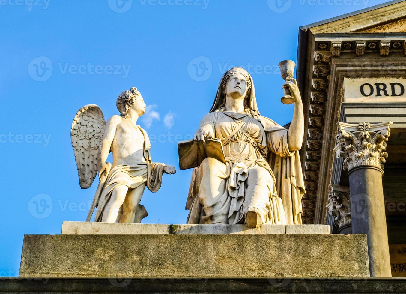 hdr gran madre kirche in turin foto